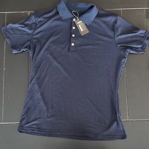 Amazon Men's Deep Blue Polo Shirt